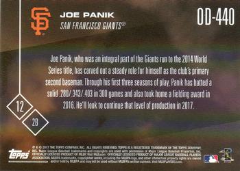 2017 Topps Now Road to Opening Day San Francisco Giants #OD-440 Joe Panik Back