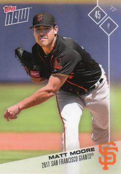 2017 Topps Now Road to Opening Day San Francisco Giants #OD-447 Matt Moore Front