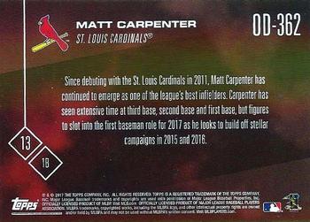 2017 Topps Now Road to Opening Day St. Louis Cardinals #OD-362 Matt Carpenter Back