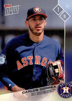 2017 Topps Now Road to Opening Day Houston Astros #OD-152 Carlos Correa Front