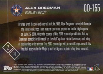 2017 Topps Now Road to Opening Day Houston Astros #OD-155 Alex Bregman Back