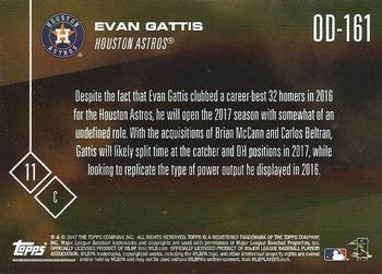 2017 Topps Now Road to Opening Day Houston Astros #OD-161 Evan Gattis Back