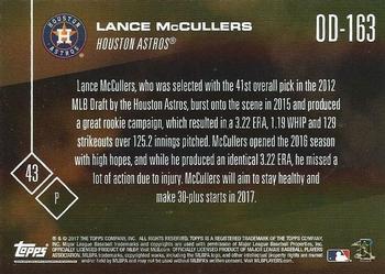 2017 Topps Now Road to Opening Day Houston Astros #OD-163 Lance McCullers Back