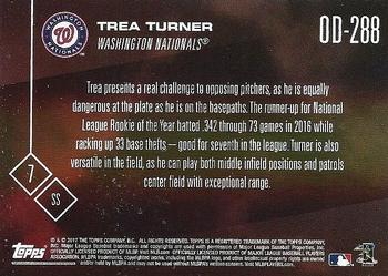 2017 Topps Now Road to Opening Day Washington Nationals #OD-288 Trea Turner Back