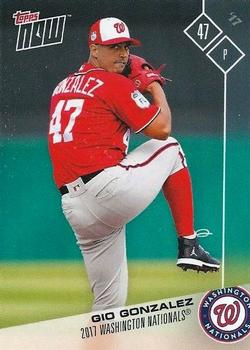 2017 Topps Now Road to Opening Day Washington Nationals #OD-296 Gio Gonzalez Front