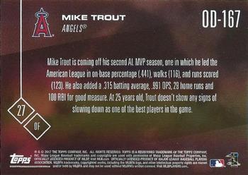2017 Topps Now Road to Opening Day Los Angeles Angels #OD-167 Mike Trout Back