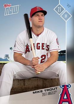 2017 Topps Now Road to Opening Day Los Angeles Angels #OD-167 Mike Trout Front