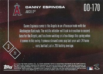 2017 Topps Now Road to Opening Day Los Angeles Angels #OD-170 Danny Espinosa Back