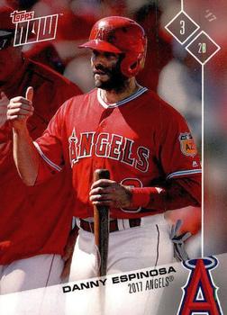 2017 Topps Now Road to Opening Day Los Angeles Angels #OD-170 Danny Espinosa Front
