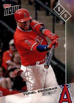 2017 Topps Now Road to Opening Day Los Angeles Angels #OD-172 Yunel Escobar Front