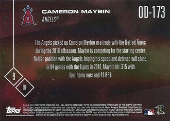 2017 Topps Now Road to Opening Day Los Angeles Angels #OD-173 Cameron Maybin Back