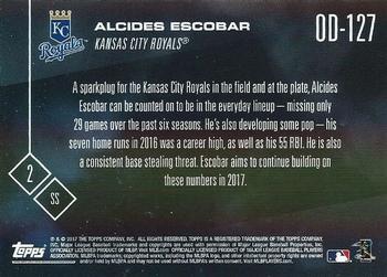 2017 Topps Now Road to Opening Day Kansas City Royals #OD-127 Alcides Escobar Back