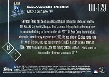 2017 Topps Now Road to Opening Day Kansas City Royals #OD-129 Salvador Perez Back