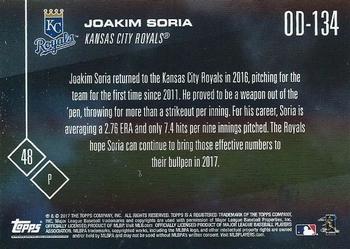 2017 Topps Now Road to Opening Day Kansas City Royals #OD-134 Joakim Soria Back