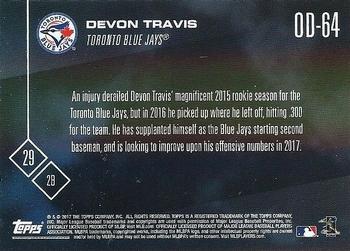 2017 Topps Now Road to Opening Day Toronto Blue Jays #OD-64 Devon Travis Back
