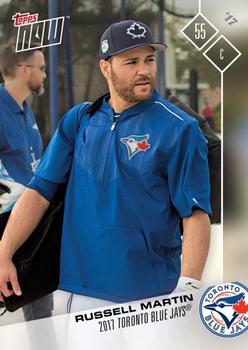 2017 Topps Now Road to Opening Day Toronto Blue Jays #OD-70 Russell Martin Front