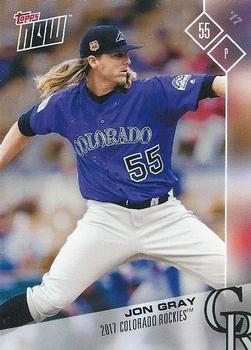 2017 Topps Now Road to Opening Day Colorado Rockies #OD-391 Jon Gray Front