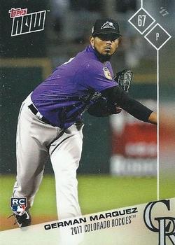 2017 Topps Now Road to Opening Day Colorado Rockies #OD-399 German Marquez Front