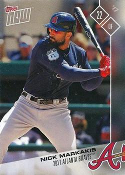 2017 Topps Now Road to Opening Day Atlanta Braves #OD-231 Nick Markakis Front