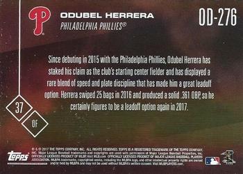 2017 Topps Now Road to Opening Day Philadelphia Phillies #OD-276 Odubel Herrera Back