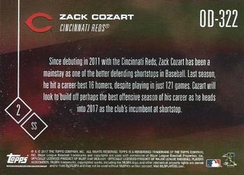 2017 Topps Now Road to Opening Day Cincinnati Reds #OD-322 Zack Cozart Back