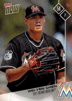 2017 Topps Now Road to Opening Day Miami Marlins #OD-253 Wei-Yin Chen Front