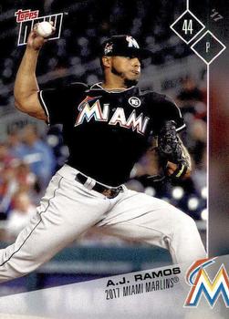 2017 Topps Now Road to Opening Day Miami Marlins #OD-255 A.J. Ramos Front