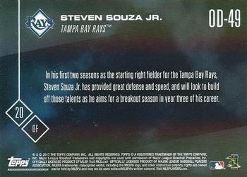 2017 Topps Now Road to Opening Day Tampa Bay Rays #OD-49 Steven Souza Back