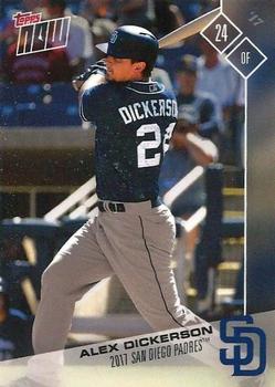 2017 Topps Now Road to Opening Day San Diego Padres #OD-425 Alex Dickerson Front