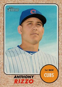 2017 Topps Heritage - Mini #410 Anthony Rizzo Front
