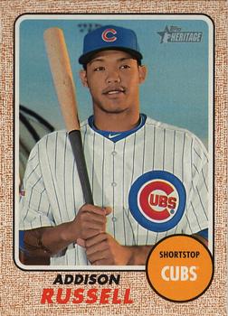 2017 Topps Heritage - Mini #424 Addison Russell Front