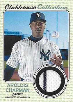2017 Topps Heritage - Clubhouse Collection Relics #CCR-AC Aroldis Chapman Front