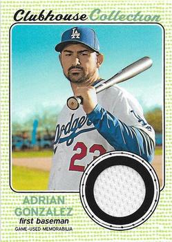 2017 Topps Heritage - Clubhouse Collection Relics #CCR-AG Adrian Gonzalez Front