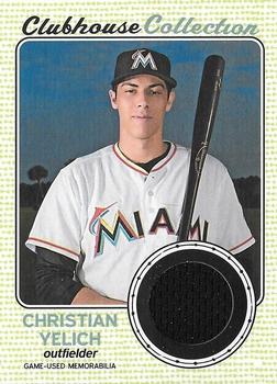 2017 Topps Heritage - Clubhouse Collection Relics #CCR-CY Christian Yelich Front