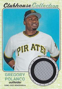 2017 Topps Heritage - Clubhouse Collection Relics #CCR-GP Gregory Polanco Front