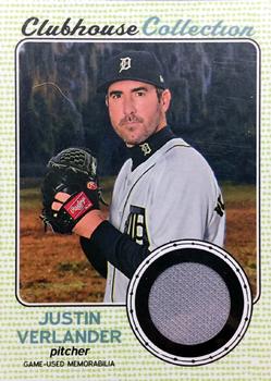 2017 Topps Heritage - Clubhouse Collection Relics #CCR-JV Justin Verlander Front