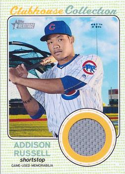 2017 Topps Heritage - Clubhouse Collection Relics #CCR-ARU Addison Russell Front