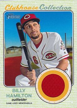 2017 Topps Heritage - Clubhouse Collection Relics #CCR-BH Billy Hamilton Front