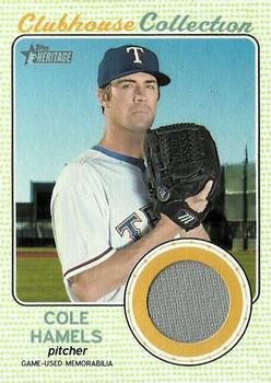 2017 Topps Heritage - Clubhouse Collection Relics #CCR-CH Cole Hamels Front