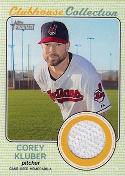 2017 Topps Heritage - Clubhouse Collection Relics #CCR-CKL Corey Kluber Front