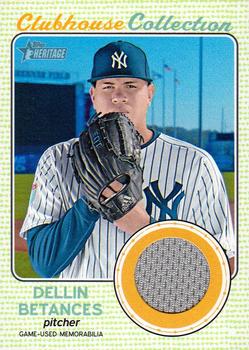 2017 Topps Heritage - Clubhouse Collection Relics #CCR-DB Dellin Betances Front