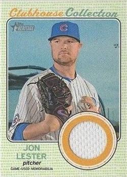 2017 Topps Heritage - Clubhouse Collection Relics #CCR-JL Jon Lester Front