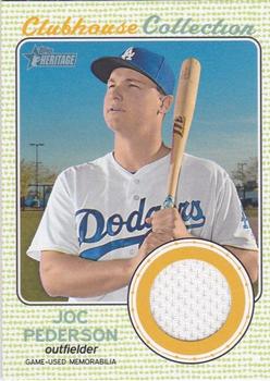 2017 Topps Heritage - Clubhouse Collection Relics #CCR-JP Joc Pederson Front