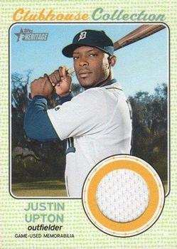 2017 Topps Heritage - Clubhouse Collection Relics #CCR-JU Justin Upton Front