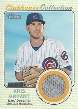 2017 Topps Heritage - Clubhouse Collection Relics #CCR-KB Kris Bryant Front