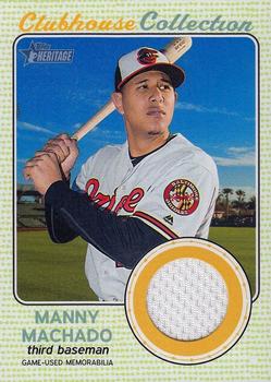 2017 Topps Heritage - Clubhouse Collection Relics #CCR-MM Manny Machado Front