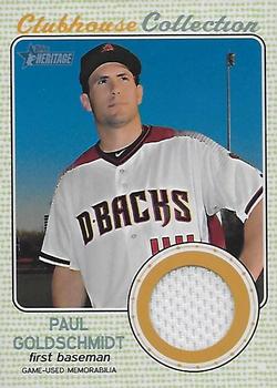 2017 Topps Heritage - Clubhouse Collection Relics #CCR-PG Paul Goldschmidt Front