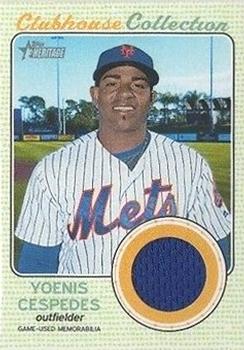 2017 Topps Heritage - Clubhouse Collection Relics #CCR-YC Yoenis Cespedes Front