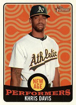 2017 Topps Heritage - New Age Performers #NAP-24 Khris Davis Front