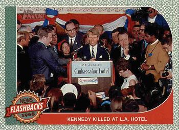 2017 Topps Heritage - News Flashbacks #NF-3 Kennedy Assassination Front